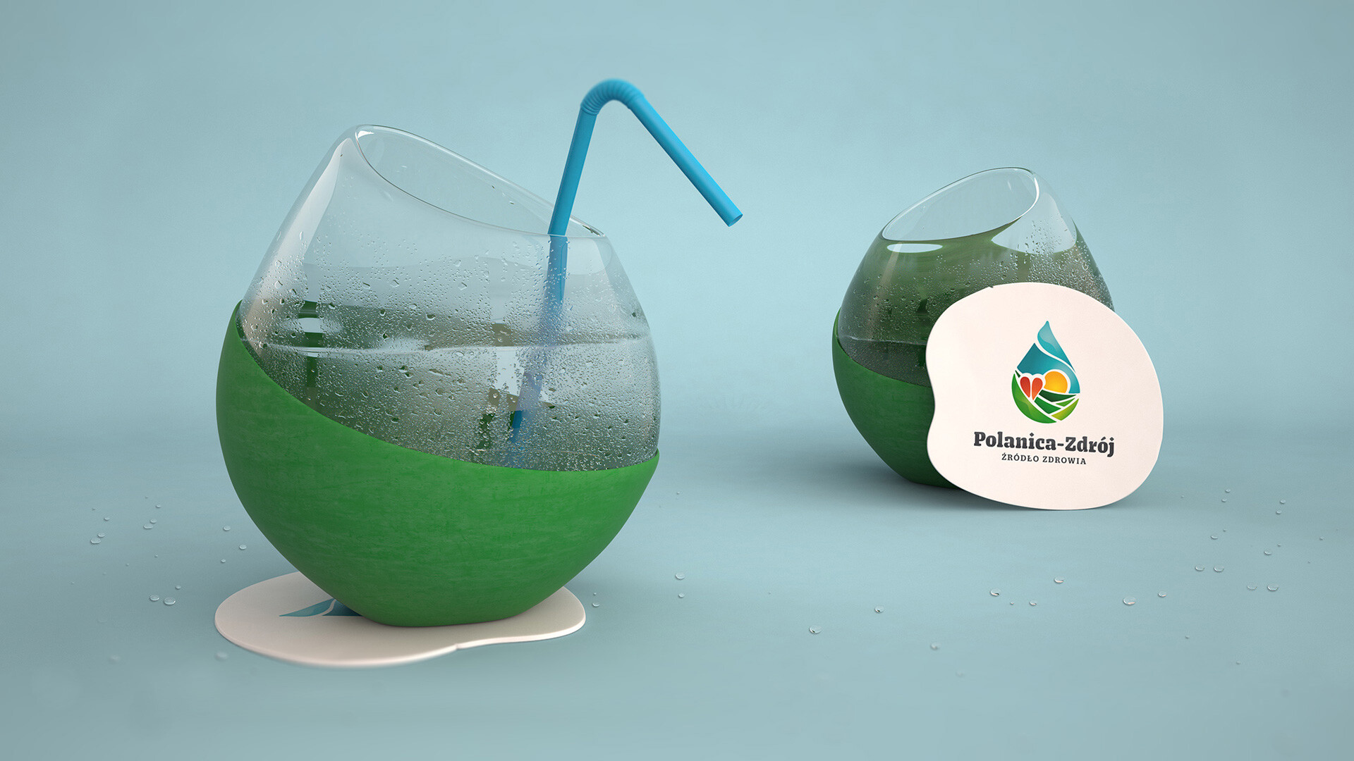 Logo i identyfikacja wizualna miasta Polanica Zdr&oacute;j